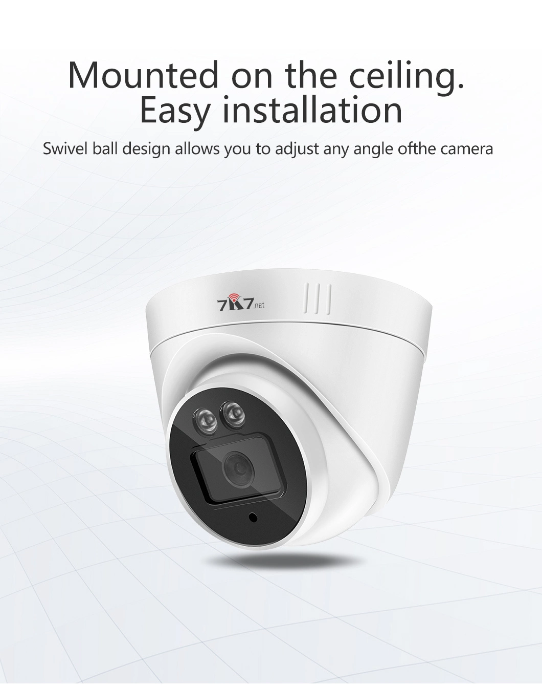 3MP Dual-Light CCTV Dome IP Camera