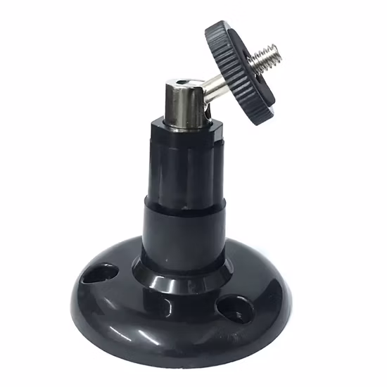 Mini cámara IP Cámara de seguridad Soporte de cámara de metal negro Accesorios CCTV